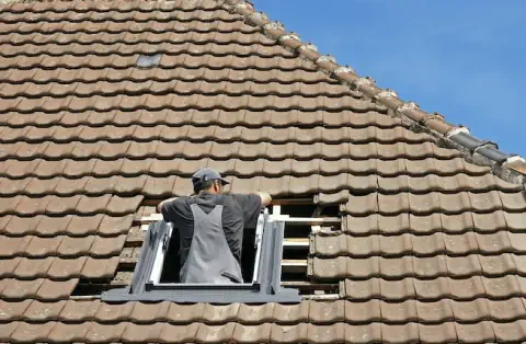Pose de velux - Flamanville